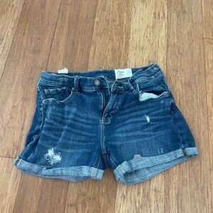 Dark Blue Jean Shorts for Women